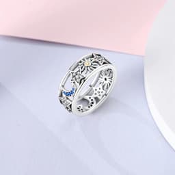 925 Sterling Silver Infinite Love Ring Original Luxury Design Zircon Finger Rings For Women High Quality Wedding Jewelry Gift