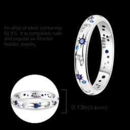 925 Sterling Silver Infinite Love Ring Original Luxury Design Zircon Finger Rings For Women High Quality Wedding Jewelry Gift