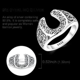 925 Sterling Silver Infinite Love Ring Original Luxury Design Zircon Finger Rings For Women High Quality Wedding Jewelry Gift