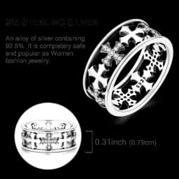 925 Sterling Silver Infinite Love Ring Original Luxury Design Zircon Finger Rings For Women High Quality Wedding Jewelry Gift