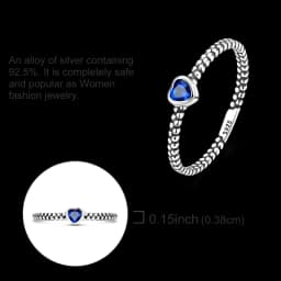 925 Sterling Silver Infinite Love Ring Original Luxury Design Zircon Finger Rings For Women High Quality Wedding Jewelry Gift