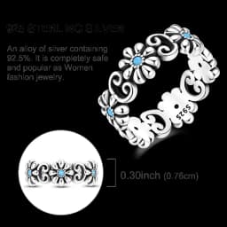 925 Sterling Silver Infinite Love Ring Original Luxury Design Zircon Finger Rings For Women High Quality Wedding Jewelry Gift