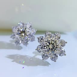 Delicate Small Round Stud Earrings Women with Shiny Cubic Zirconia Simple Versatile for Teens Fashion Jewelry