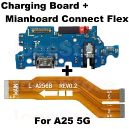 Charging Port Board For Samsung Galaxy A15 A25 A35 A55 5G A05 A05S Fast Charge Motherboard Connect Charging USB Dock Flex Cable