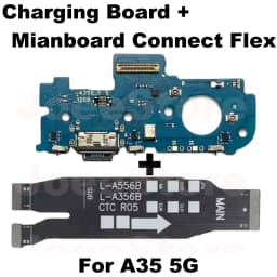 Charging Port Board For Samsung Galaxy A15 A25 A35 A55 5G A05 A05S Fast Charge Motherboard Connect Charging USB Dock Flex Cable