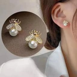 Korean Fashion Zircon Drop Earrings For Women Jewelry 2026 Trending New Luxury Women's Geometric Hoop Earrings Pendientes Gifts