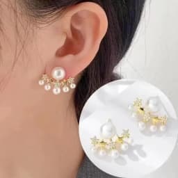 Korean Fashion Zircon Drop Earrings For Women Jewelry 2026 Trending New Luxury Women's Geometric Hoop Earrings Pendientes Gifts