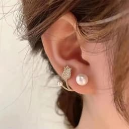 Korean Fashion Zircon Drop Earrings For Women Jewelry 2026 Trending New Luxury Women's Geometric Hoop Earrings Pendientes Gifts