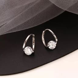 Korean Fashion Zircon Drop Earrings For Women Jewelry 2026 Trending New Luxury Women's Geometric Hoop Earrings Pendientes Gifts