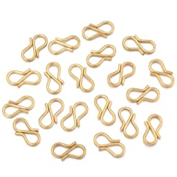 30pcs Stainless Steel S Shape End Clasps Hooks Chains Connectors For Jewelry Making DIY Handmade Bracelets Necklace Accessories