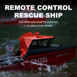TX694 Rc Boat 2.4G 1/32 Powerful Brushless Motor Long Range Wireless Electric Remote Control Rescue Boat Model Toys Adults
