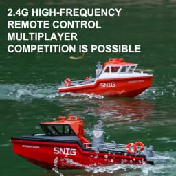 TX694 Rc Boat 2.4G 1/32 Powerful Brushless Motor Long Range Wireless Electric Remote Control Rescue Boat Model Toys Adults