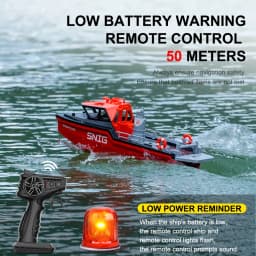 TX694 Rc Boat 2.4G 1/32 Powerful Brushless Motor Long Range Wireless Electric Remote Control Rescue Boat Model Toys Adults