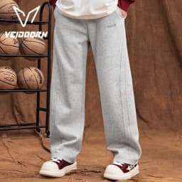 2025 Autumn Men's Training Joggers Loose Fit Sweatpants for Gym Running Casual Wear Straight Leg Tracksuit Pants with Pockets