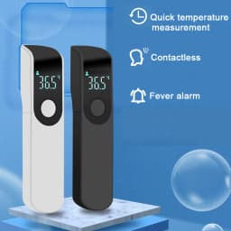 Medical Temperature Infrared Thermometer Forehead Digital Non-contact Thermomete or Finger Blood oxygen saturation Oximeter LED