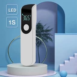 Medical Temperature Infrared Thermometer Forehead Digital Non-contact Thermomete or Finger Blood oxygen saturation Oximeter LED