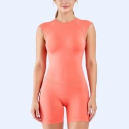 NCOYOE Short Sleeve One Piece Seamless Backless Yoga Workout Sports Clothes Women Gym Slim Fit Running Fitness Bodysuit