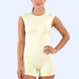 NCOYOE Short Sleeve One Piece Seamless Backless Yoga Workout Sports Clothes Women Gym Slim Fit Running Fitness Bodysuit