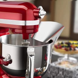Pouring Chute for KitchenAid Stand Mixer Stainless Steel Bowl, Premium Stainless Steel for Kitchen Aid Accessories and Attachmen