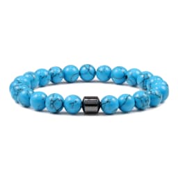 8mm Charm Healing Natural Stone Bracelets Men Women Turquoise Malachite Agate Lapis Jasper Quartz Tiger Eye Lovers Gift Jewelry