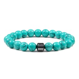 8mm Charm Healing Natural Stone Bracelets Men Women Turquoise Malachite Agate Lapis Jasper Quartz Tiger Eye Lovers Gift Jewelry