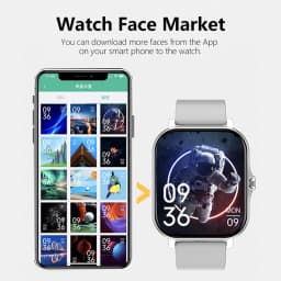 1.83'' Sport Smart Watch Fitness Clock Health Monitor Waterproof Smartwatch Wireless Call Watches for Man Woman IOS Android 2026