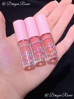 Fashion Beauty Watery Lip Glaze Moisten Shine Glitter Lip Plumper Moisturizing Liquid Lipstick Female Makeup Lip Stain Tint