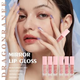 Fashion Beauty Watery Lip Glaze Moisten Shine Glitter Lip Plumper Moisturizing Liquid Lipstick Female Makeup Lip Stain Tint