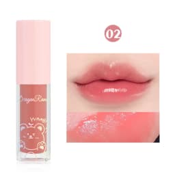 Fashion Beauty Watery Lip Glaze Moisten Shine Glitter Lip Plumper Moisturizing Liquid Lipstick Female Makeup Lip Stain Tint