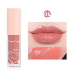 Fashion Beauty Watery Lip Glaze Moisten Shine Glitter Lip Plumper Moisturizing Liquid Lipstick Female Makeup Lip Stain Tint