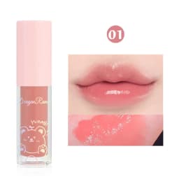 Fashion Beauty Watery Lip Glaze Moisten Shine Glitter Lip Plumper Moisturizing Liquid Lipstick Female Makeup Lip Stain Tint