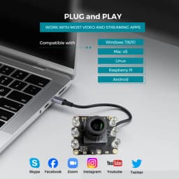 Night Vision IR Infrared 850nm 940nm USB Camera Module 2MP 1080P 60FPS 720P 30FPS HD Mini Black and White Webcam