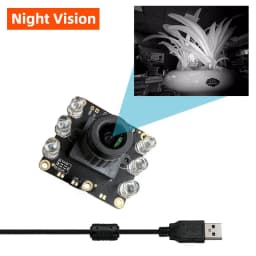 Night Vision IR Infrared 850nm 940nm USB Camera Module 2MP 1080P 60FPS 720P 30FPS HD Mini Black and White Webcam