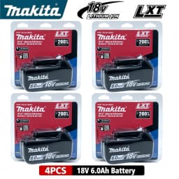 100% Original Makita 18V 6.0Ah Rechargeable Battery For Makita BL1830 BL1830B BL1840 BL1840B BL1850 BL1850B Power Tools Battery