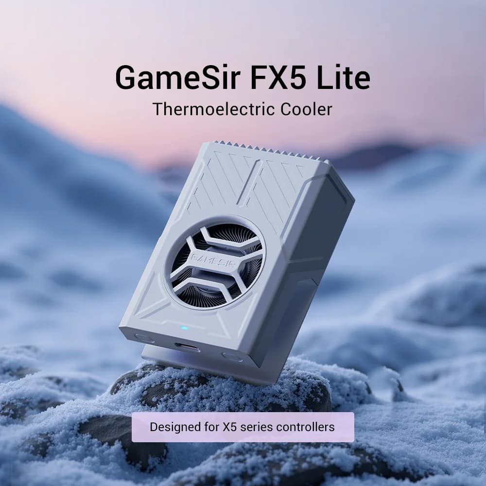 GameSir FX5 Lite Cooler Wired Controller Cooler FX5 Wireless Cooler for GameSir X5 Lite Controllers With Three Cooling Modes