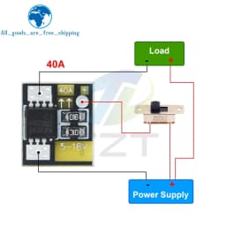 1/3PCS Mini High Power MOS Trigger Switch Drive Module Field Effect Tube PWM Regulation Electronic Switch Control Panel