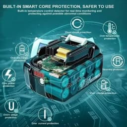 100% Original Makita 9Ah6Ah/5Ah for Makita 18V tool Battery Replacement Lithium Battery+charger+electric drill