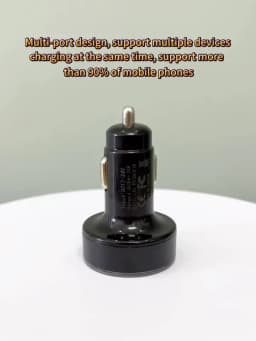 100W 6 Ports Car Charger Fast Charging PD QC3.0 USB C Car Phone Charger Type C Adapter in Car For iPhone Samsung Huawei Xiaomi