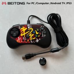 Original BEITONG BTP-C3 USB Wired Gamepad Betop CIYING Game Controller Arcade Fighting Joystick For Android TV PC Computer PS3