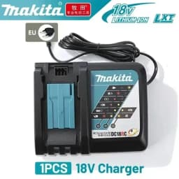 Makita 18V Tool Battery, 18650 Rechargeable Cells, Compatible with Makita 18V Power Tools, Delivers Long‑Lasting Runtime