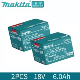 Makita 18V Tool Battery, 18650 Rechargeable Cells, Compatible with Makita 18V Power Tools, Delivers Long‑Lasting Runtime