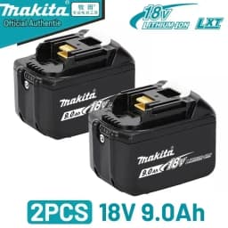 Makita 18V Tool Battery, 18650 Rechargeable Cells, Compatible with Makita 18V Power Tools, Delivers Long‑Lasting Runtime