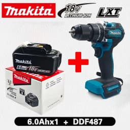 100% Makita 6.0 Ah Battery 18V LXT Lithium Ion BL1860 with LED Indicator Battery 18V Electric Tool Battery Original