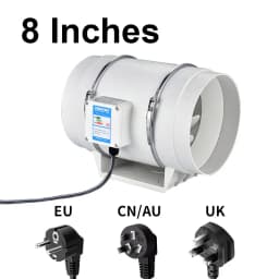 4 5 6 8 Inch 220V Exhaust Fans Home Inline Pipe Duct Extractor Ventilation Kitchen Toilet Air Clean Ventilator Diagonal Flow Fan