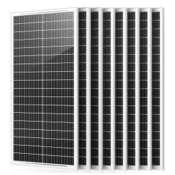 RVPOZWER 100W 12V Solar Panel 12BB Monocrystalline High Efficiency Module for Roof Mount Off Grid Power System Wholesale