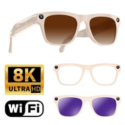 Upgrade Smart AI Glasses 800W HD 8K Shooting Camera Photo Video Voice Call Translation Bluetooth AI Motorcycle Glasses