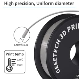 GEEETECH 10Kg In One Box Matte/PETG/Silk PLA/TPU/ABS 3D PLA Filament 1.75mm Spool Wire For 3D Printer Material,Safety