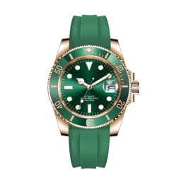 Corgeut 40mm Corgeut Men's Two Tone Gold Mechanical Automatic Wristwatch NH35 Movement 100M Waterproof Sapphire Glass - Reloj