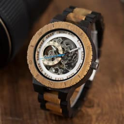 BOBO BIRD Wooden Mechanical Watch Men Luxury Automatic Wristwatch Reloj Mecanico Luminous Timepiece Custom Logo Great Gift Box