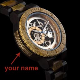 BOBO BIRD Wooden Mechanical Watch Men Luxury Automatic Wristwatch Reloj Mecanico Luminous Timepiece Custom Logo Great Gift Box
